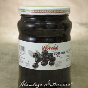 Stoned (Pitted) Black Olives in Brine