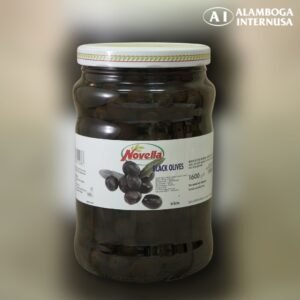 Black Olives (Whole) in Brine